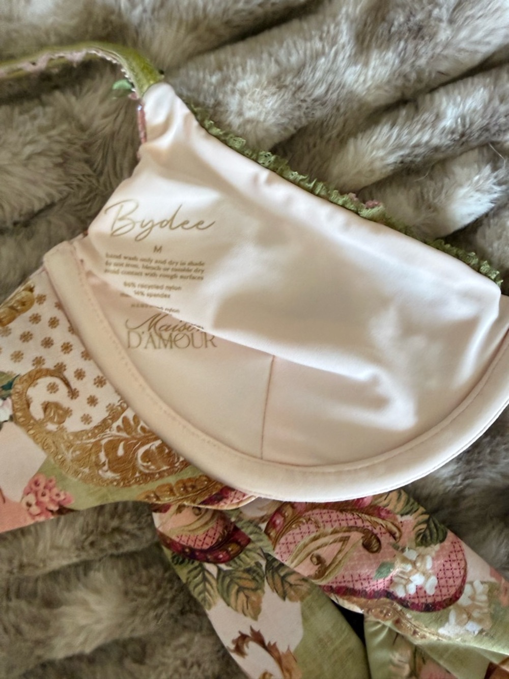 Bydee beaded embroidered bikini top - Picture 8 of 8